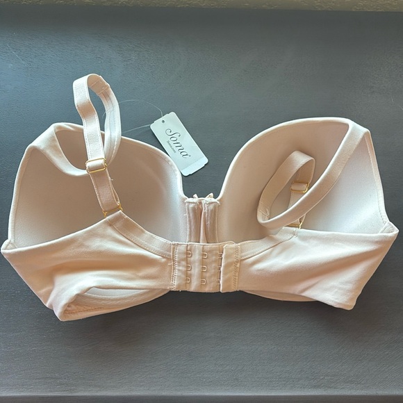 Soma Embraceable Full Coverage Light Nude Bra 32DDD - Picture 2 of 7